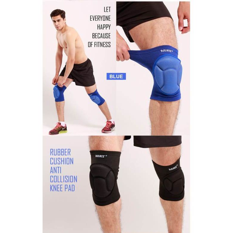 (COD) AOLIKES 618 Knee Support Knee Pad Pelindung Lutut Dekker Deker Futsal Kneepad