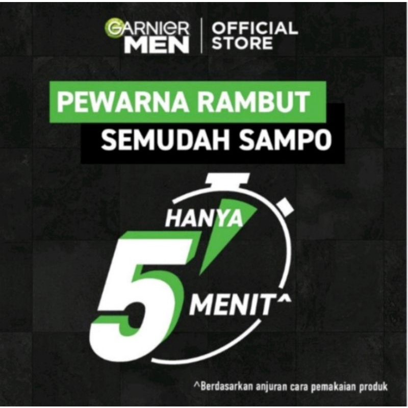 GARNIER MEN SHAMPOO COLOR MENGECAT RAMBUT SEMUDAH SHAMPOO