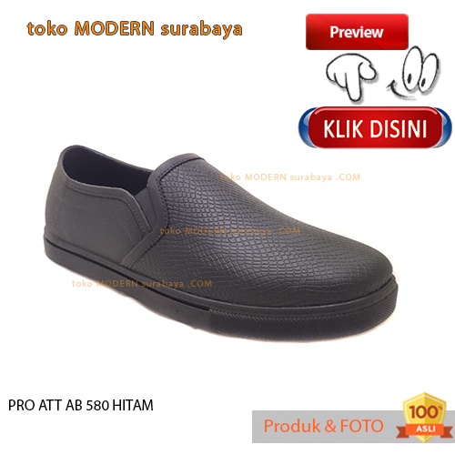 Sepatu pantofel pria sepatu karet tahan air PRO ATT AB 580