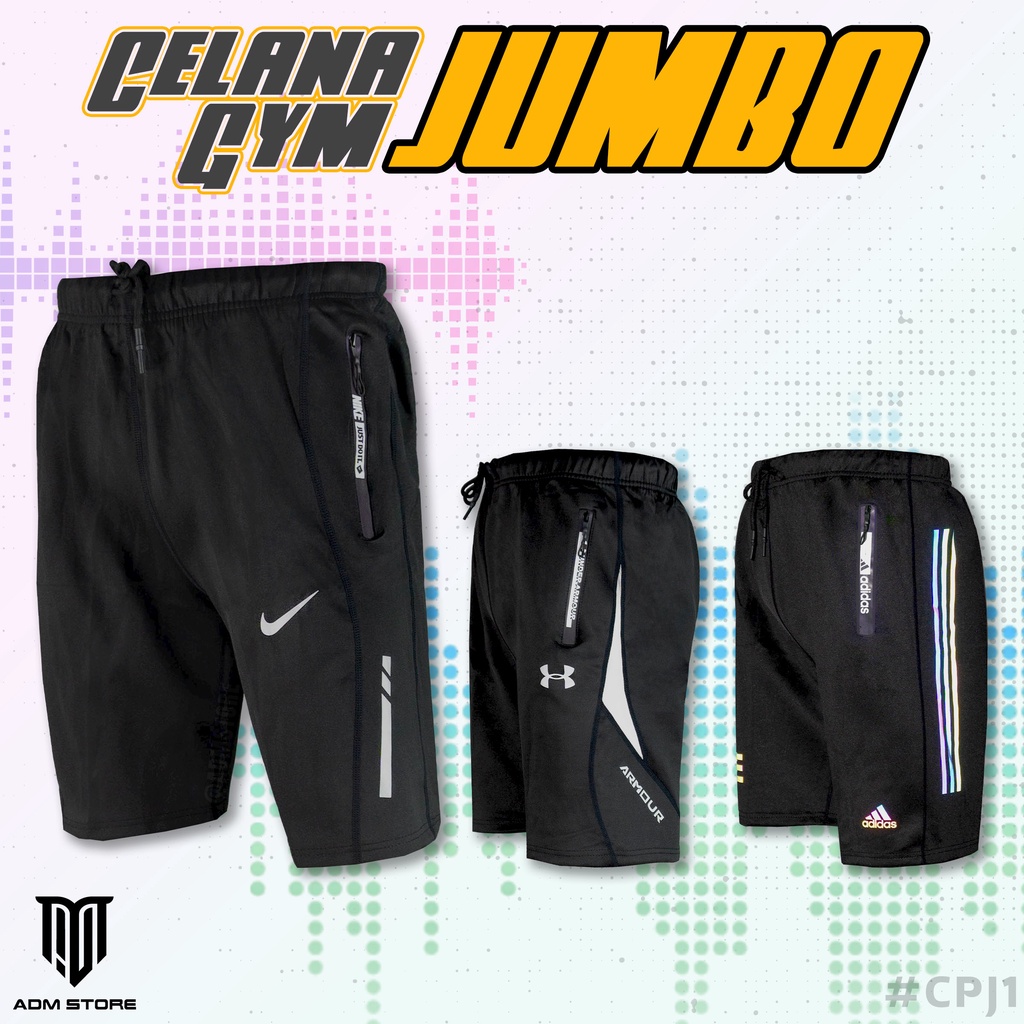 Celana Gym Pendek Jumbo Import Premium #CPJ1