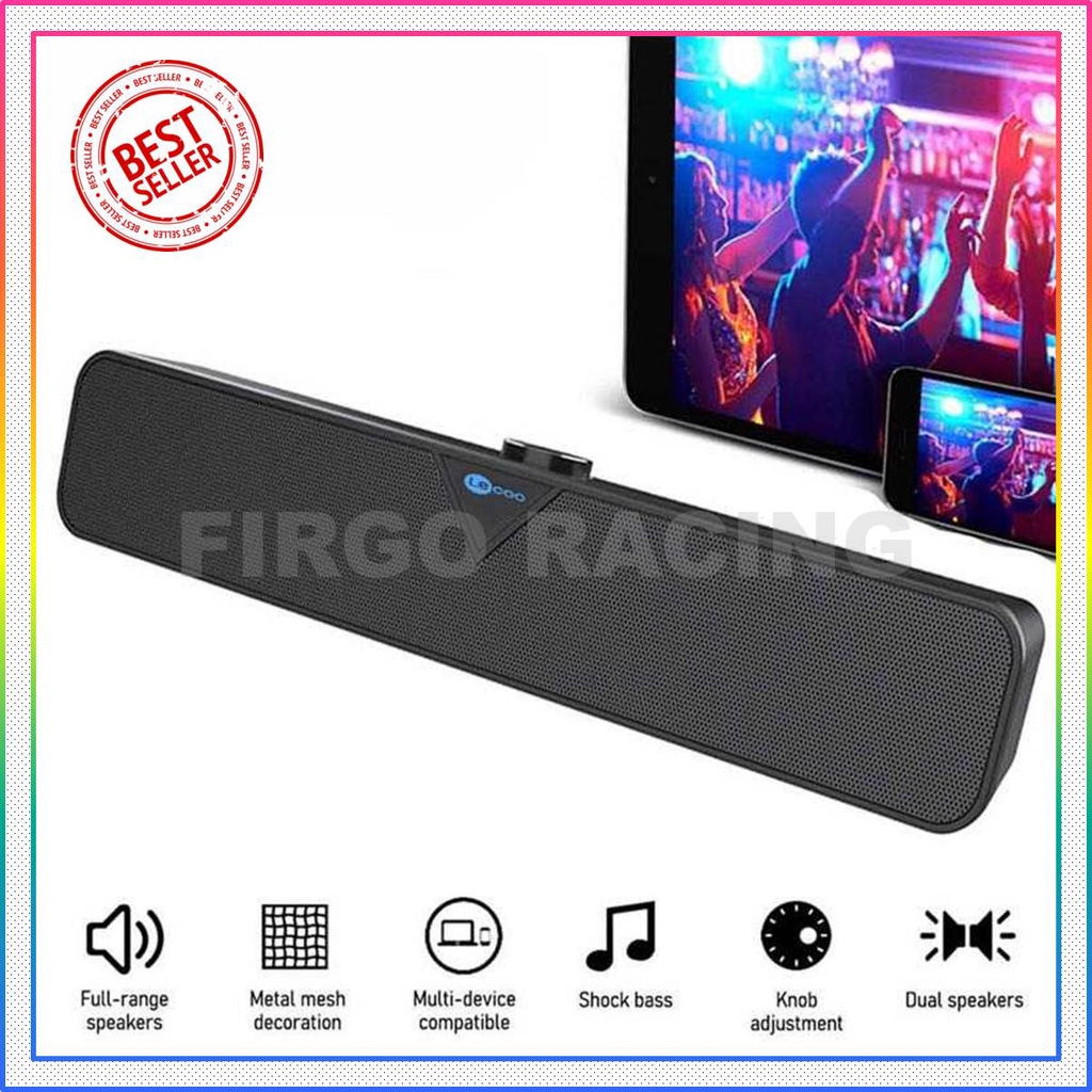 Soundbar Lenovo Active Speaker Dynamic Sound 6W Wired Version - DS102