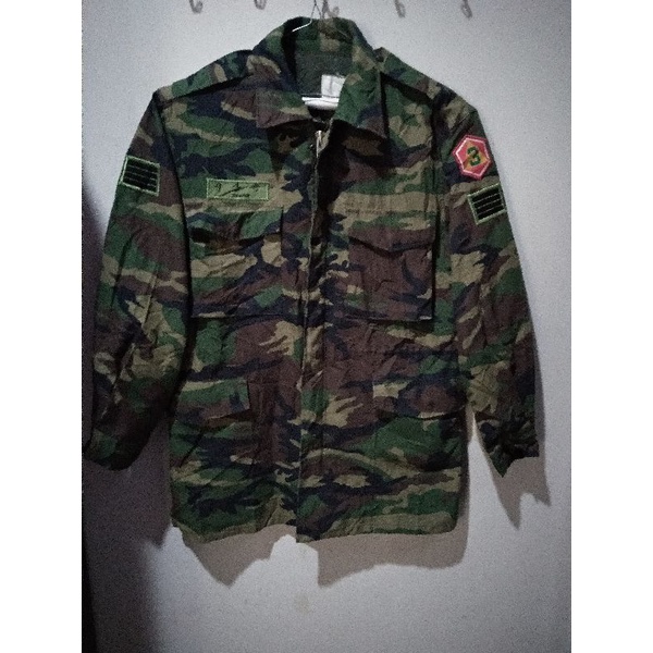 jaket loreng parka m51army