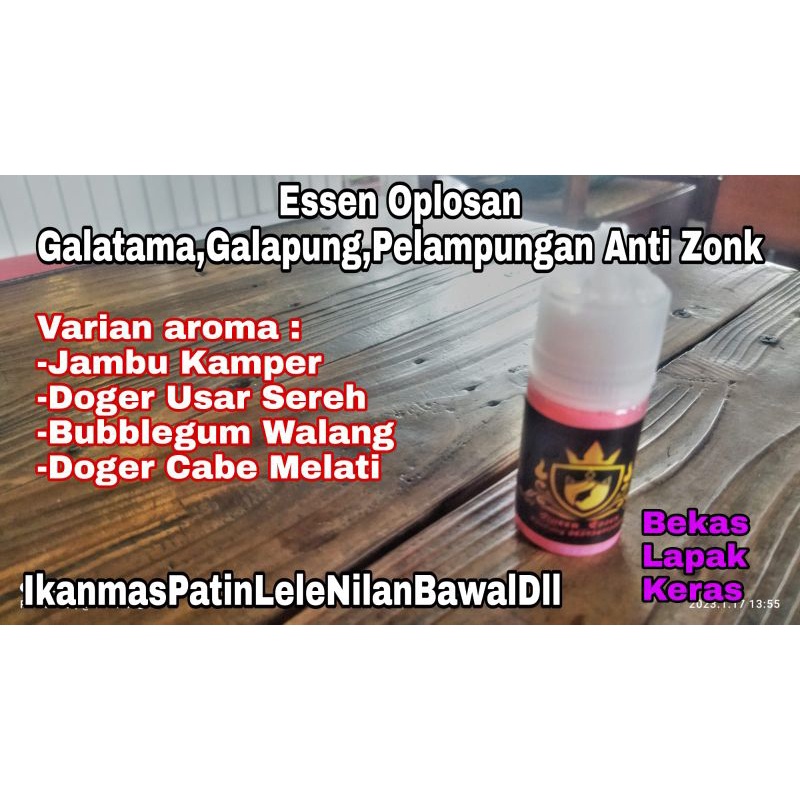 ESSEN MANCING IKAN ANTI ZONK PERANGSANG UMPAN MANCING JUARA INDUKAN DAN TOTALAN AROMA DOGER USAR SER