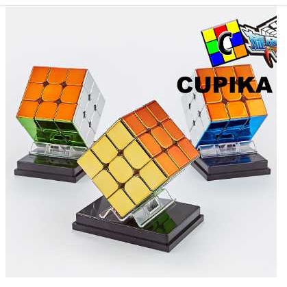 RUBIK 2x2 CHROME Metallic CYCLONE BOYS FEIJUE 2x2x2 ASLI Original
