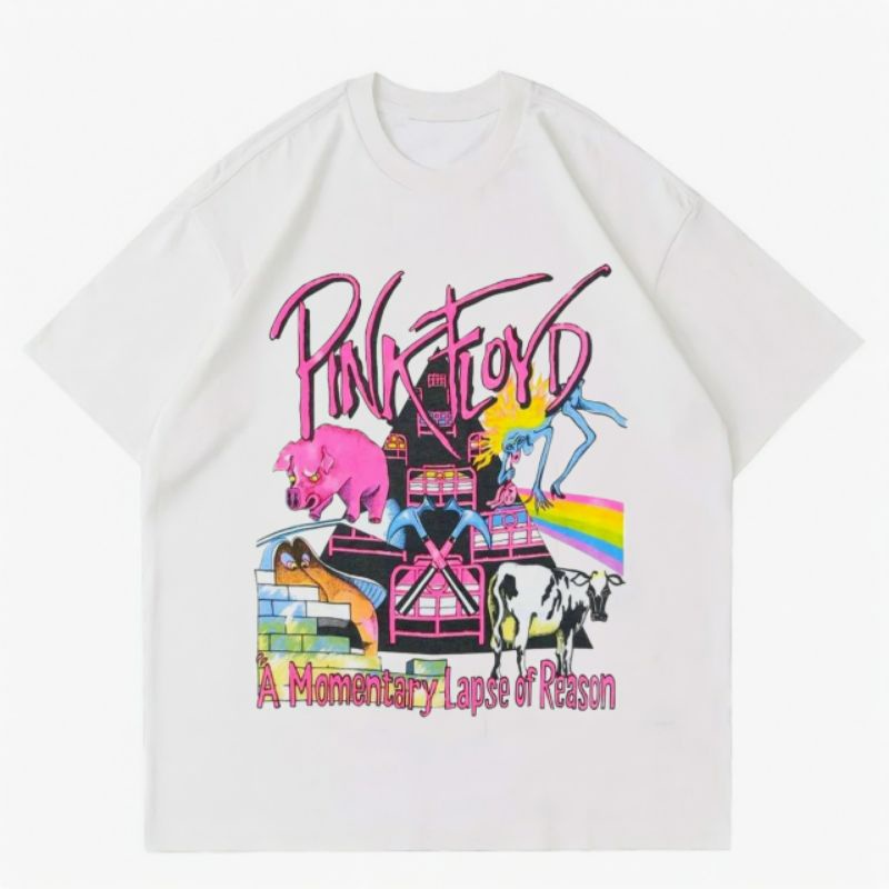 KAOS BAND PINK FLOYD | A MOMENTARY LAPSE OF REASON  T-SHIRT BAJU BAND ROCK | BAJU MUSIC | KAOS PINK 