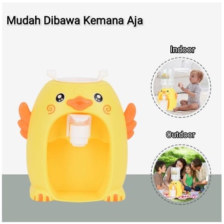 [ MSTR ] Dispenser mini galon portable anak / Mainan Mini Dispenser air minum karakter