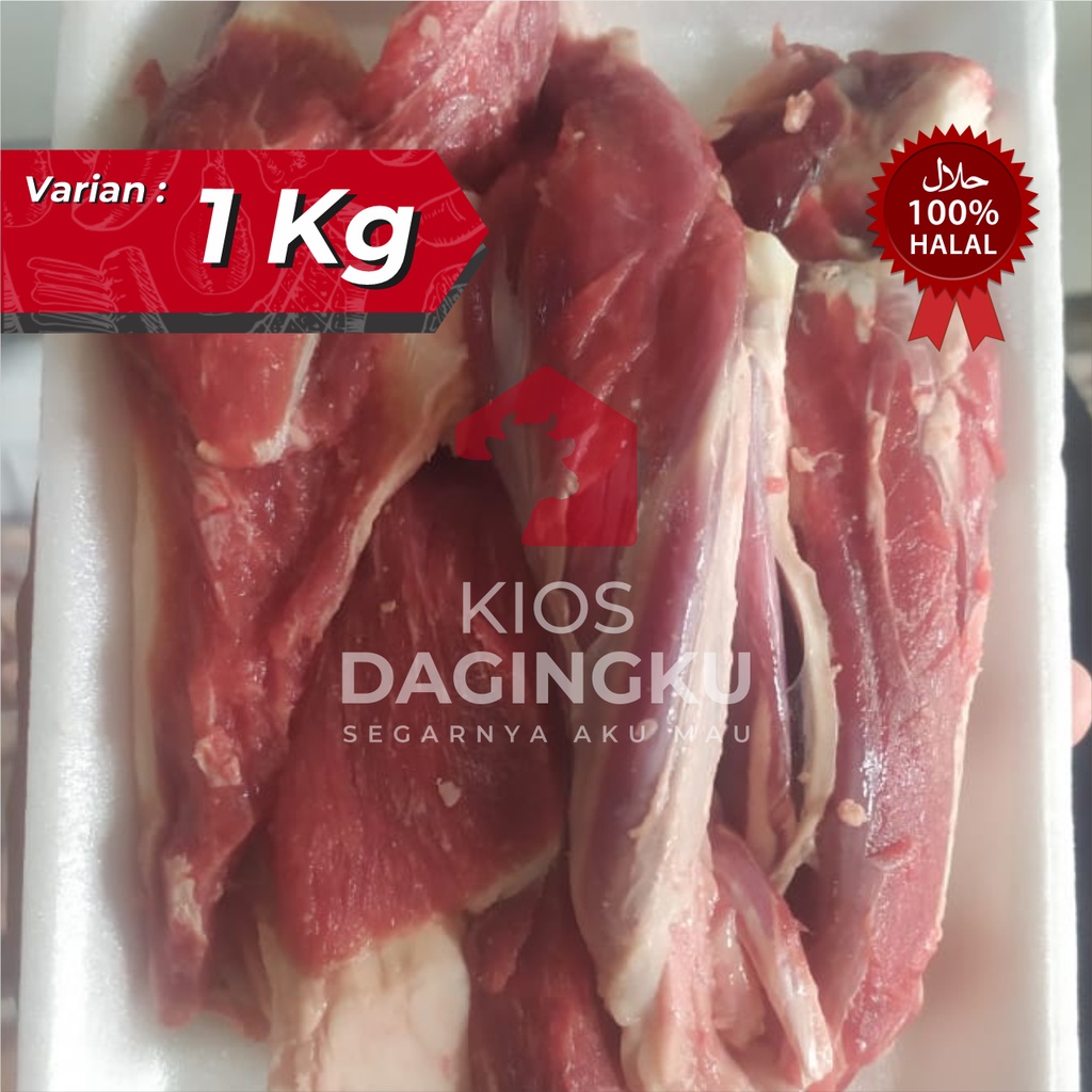 Daging Kambing Muda / Daging Kambing - 1 Kg