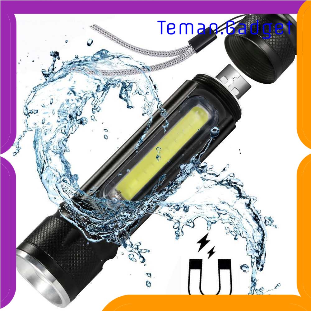 TG-SNT TaffLED Senter LED Lentera USB T6 + COB 2300 Lumens - WY8106