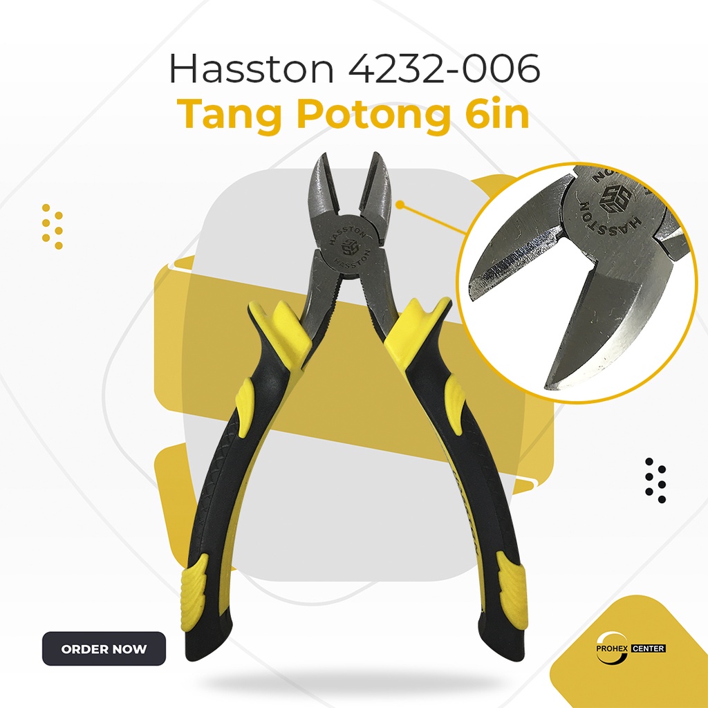 Tang Potong Poles Kombinasi 6&quot; HASSTON PROHEX 4232-006 6 inch