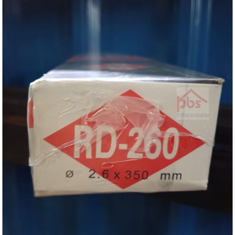 KAWAT LAS 2.6 / KAWAT LAS NIKKO / KAWAT LAS NIKKO RD260 2.6MM / MATA LAS 2.6 MM / WELDING ROD 2.6MM