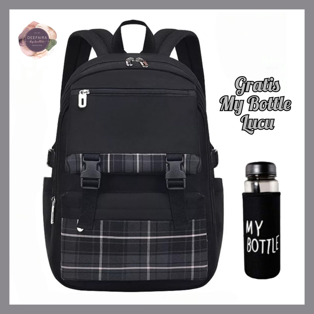 Tas Ransel Anak Perempuan Remaja Untuk Sekolah Anak Sd Smp &amp; Sma Gratis My B0ttle Lucu