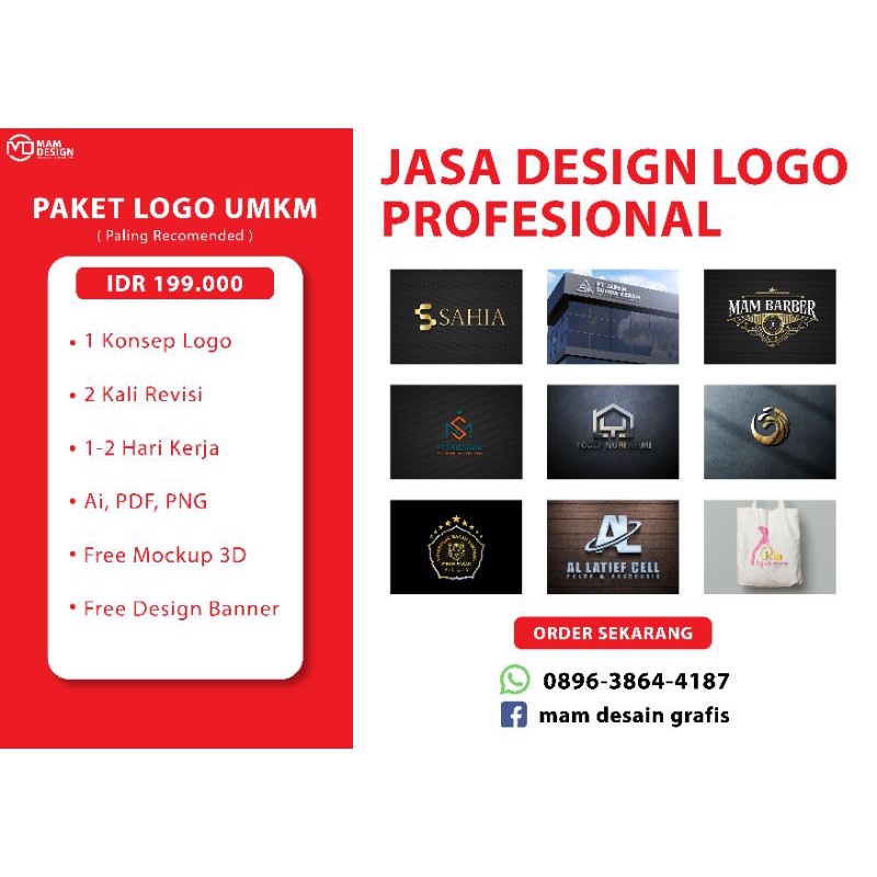 JASA DESIGN LOGO PROFESIONAL