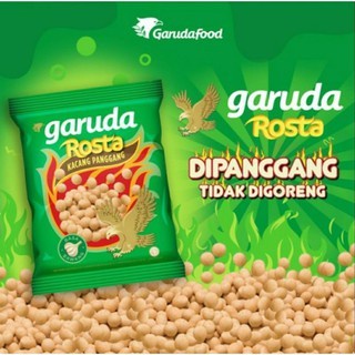 ( JSO ) Garuda Rosta Kacang Panggang 10 pcs x 12gr Rasa Bawang Pedas Jagung Manis All Varian Rasa Snack Cemilan Anak Murah