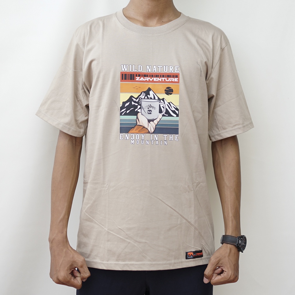 kaos tshirt tema adventure hiking zarventure 1020