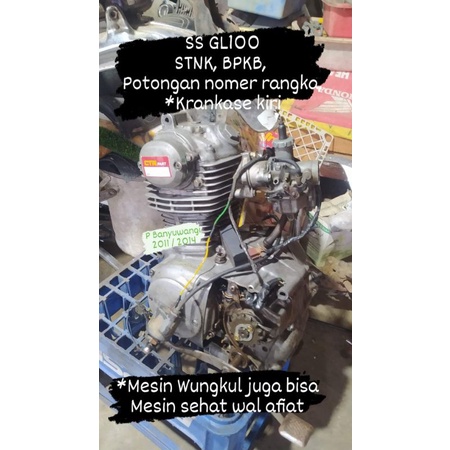 mesin gl100 komplit surat