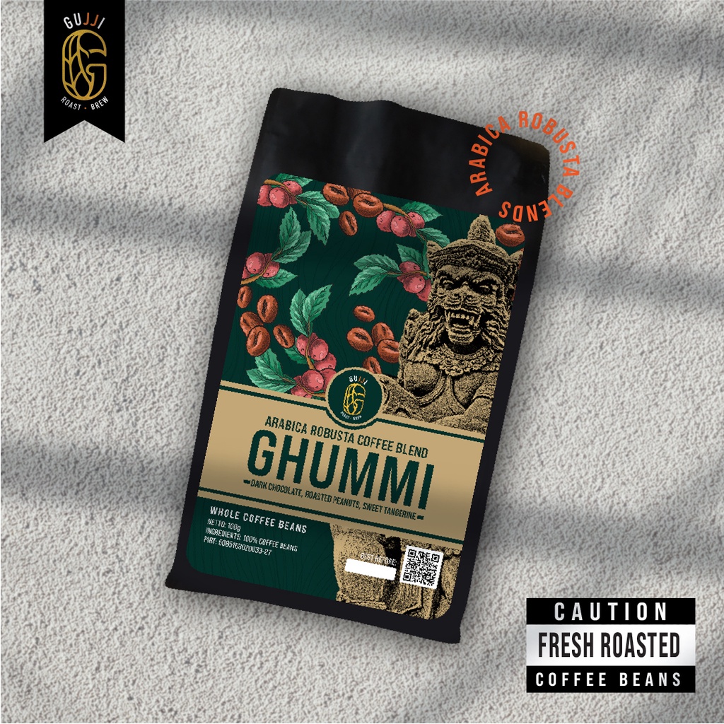 Biji Kopi Blend Arabika Robusta | Kopi Susu Blend - Ghummi