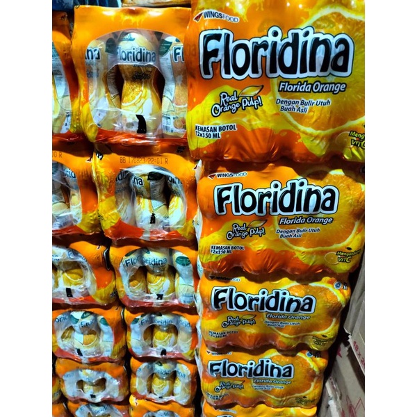 

Floridina orange 1 dus 350ml isi 12 botol / minuman jus jeruk / agen