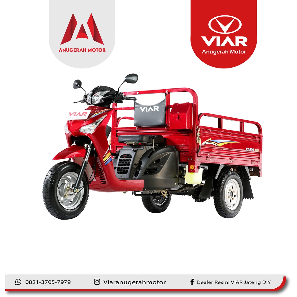 Motor Roda Tiga Viar Karya BIT 100cc / Motor Usaha / Motor Niaga