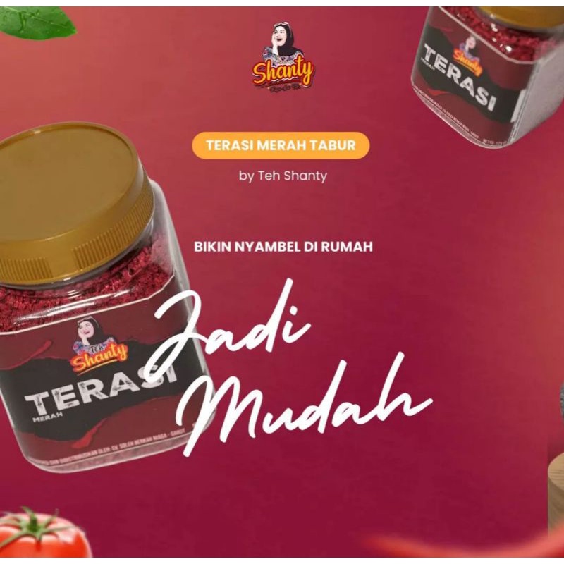 Terasi Merah Teh Shanty Asli Garut Sudah Matang Tinggal Tabur Praktis &amp; Higienis