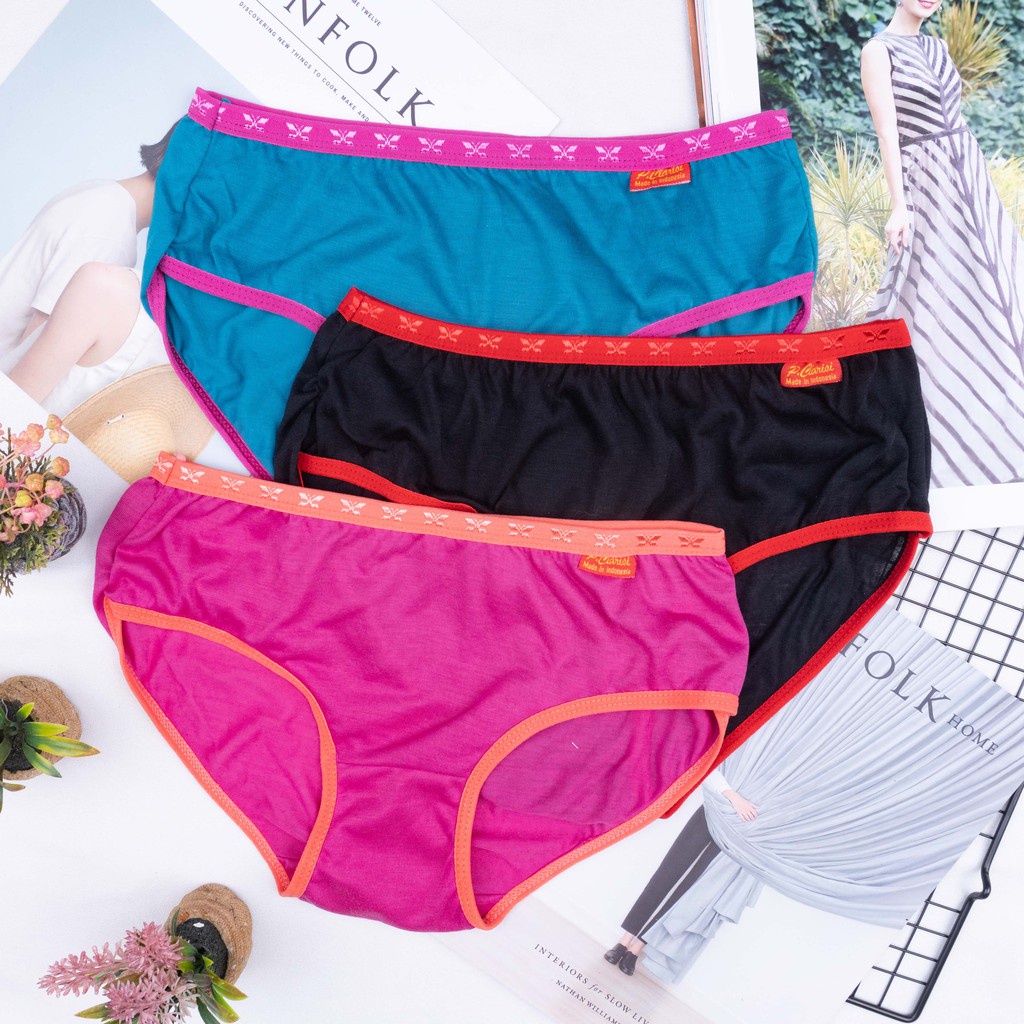 IL - UNDIES CELANA DALAM WANITA POLOS / IMPORT MURAH CLARISI P20