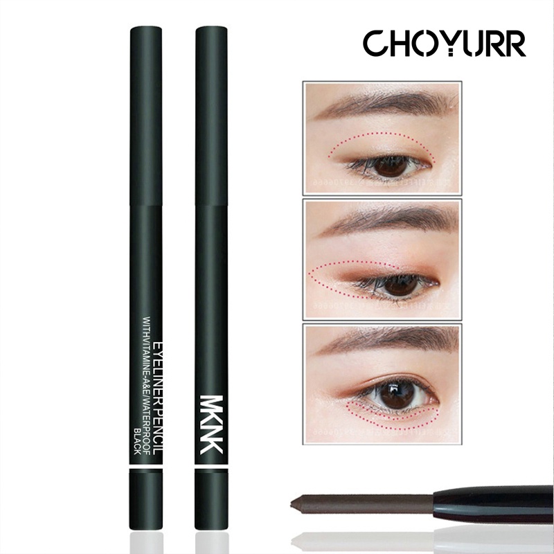 【COD】Eyeliner Soft Gel Pencil Eyeliner Long Lasting Waterproof Tahan Lama Eyeliner Pen Eyeliner Korea Import Ready Stock-CH