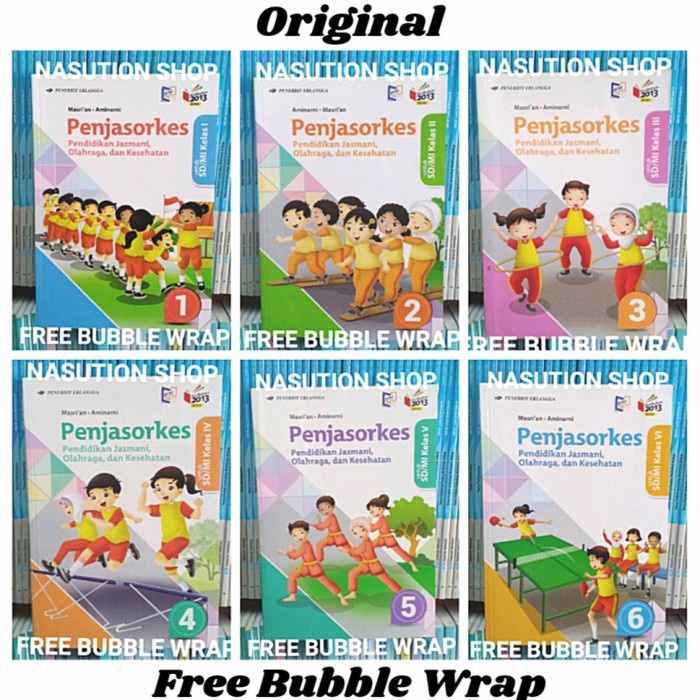 

BUKU PENJASORKES KELAS 1 2 3 4 5 6 SD K13 REVISI ERLANGGA ORIGINAL