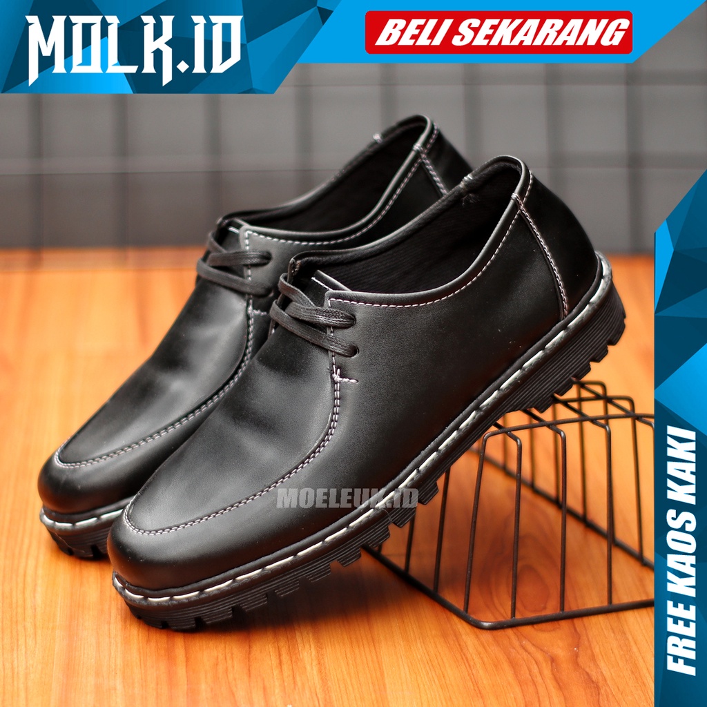 MOLK Sepatu Pantofel Formal Pria Casual Kerja Kantor Original