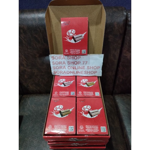 

1 Dus = 4 Kotak Bisco (Biskuit Salut Cokelat) d'King