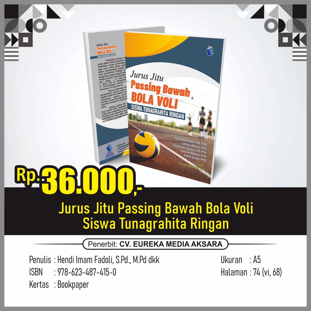 Jurus Jitu Passing Bawah Bola Voli Siswa Tunagrahita Ringan