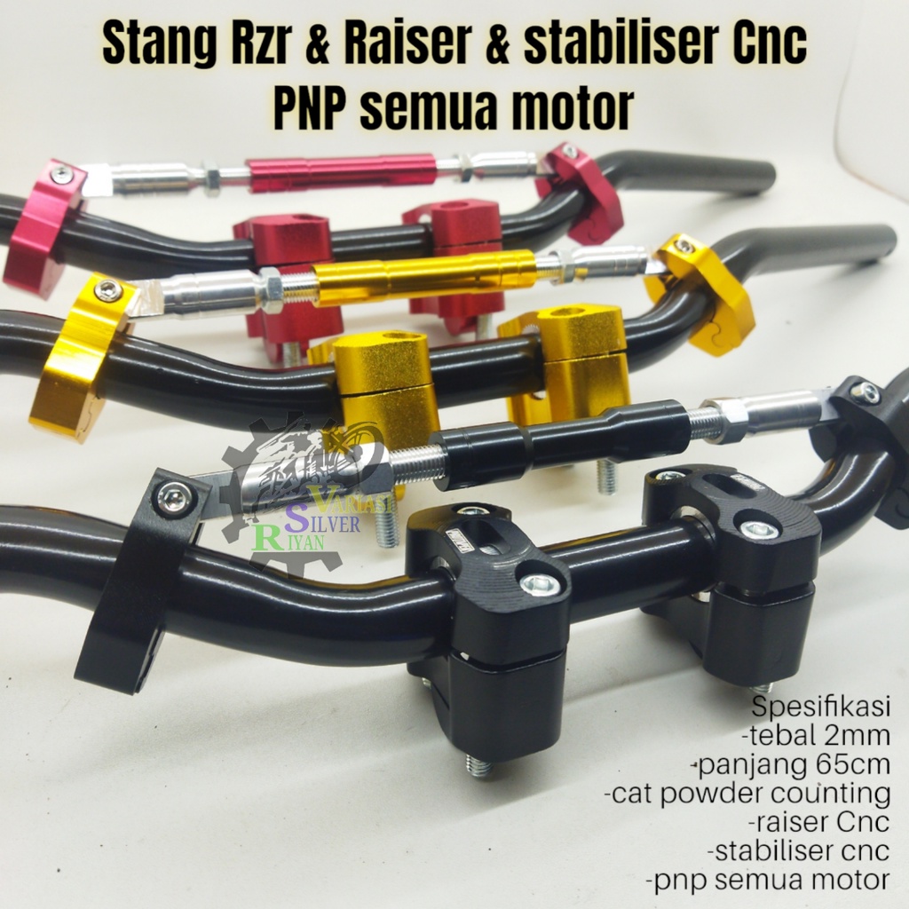 Stang Setang Stir Rzr Raiser Stabiliser Palang Stang PNP Semua Motor