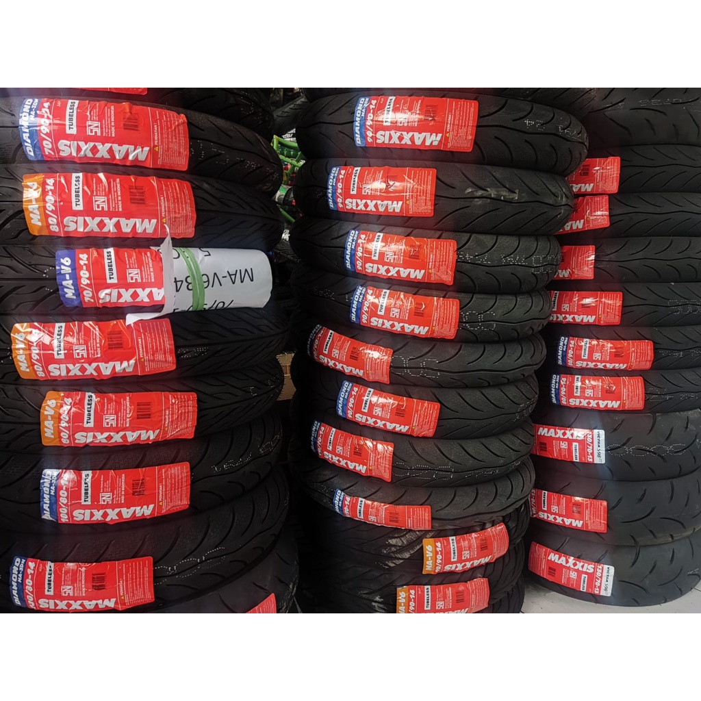 BONUS PENTIL + BAN TUBLES MAXXIS DIAMOND RING 14 80 90 UKURAN 80/90-14