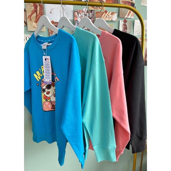 ML**B cartoon oversized sweatshirt