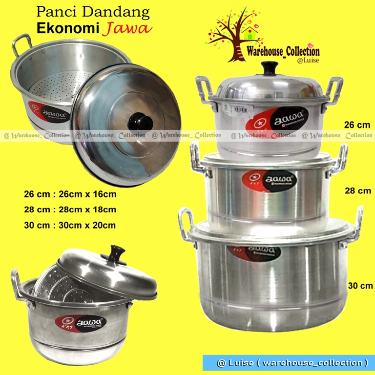 Jual Panci KukusJawa / Dandang Jawa / Panci Ekonomi / Panci Dengan ...