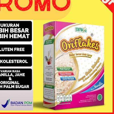 

Terbaru | KJ5|Oriflakes Gastro Sereal Umbi Garut Maag Asam Lambung 900 gram