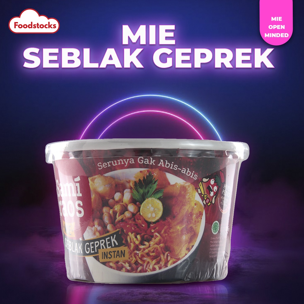 Jual Mie Seblak Geprek Sami Raos Khas Garut Seblak Instant Kekinian