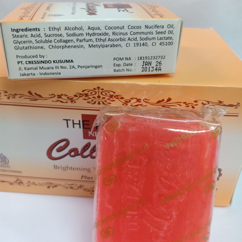 LUSINAN - Sabun Collagen The Face 12 pcs