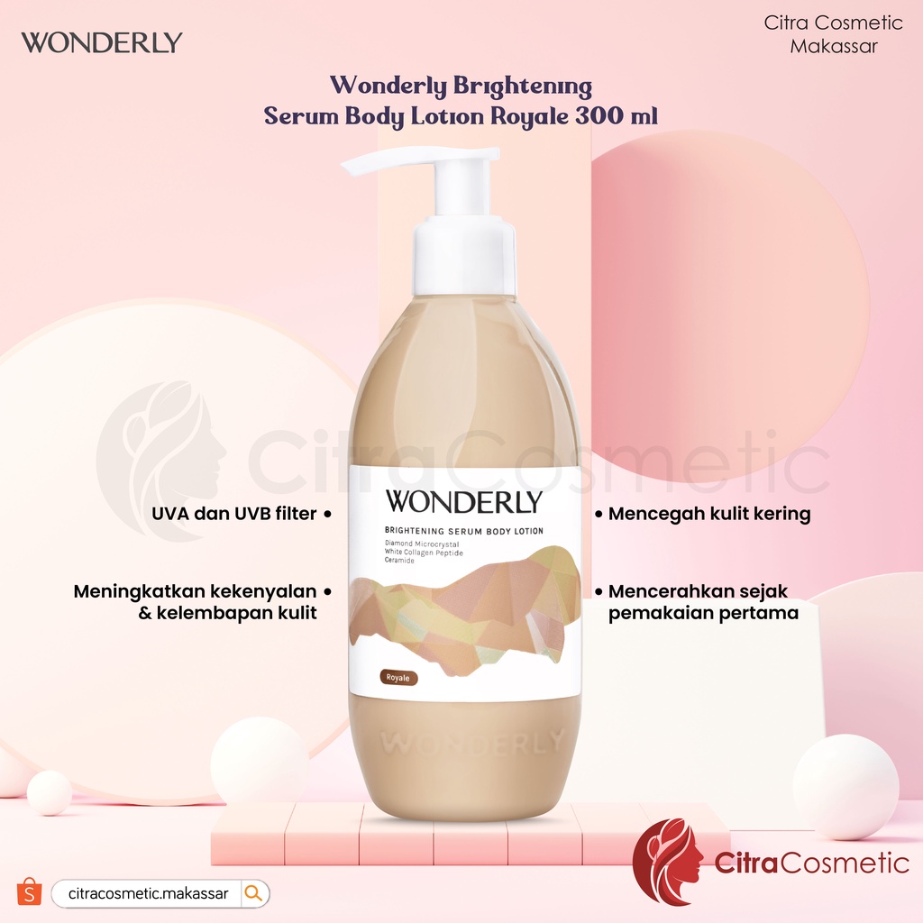 Wonderly Brightening Serum Body Lotion Series