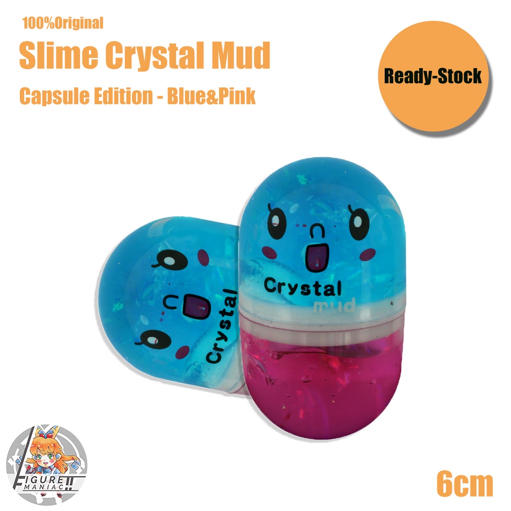 Mainan Anak - Slime Mini Capsule Edition Import Premium Slime Lucu Cute Slime Aman Crystal Mud Polkadot Balls