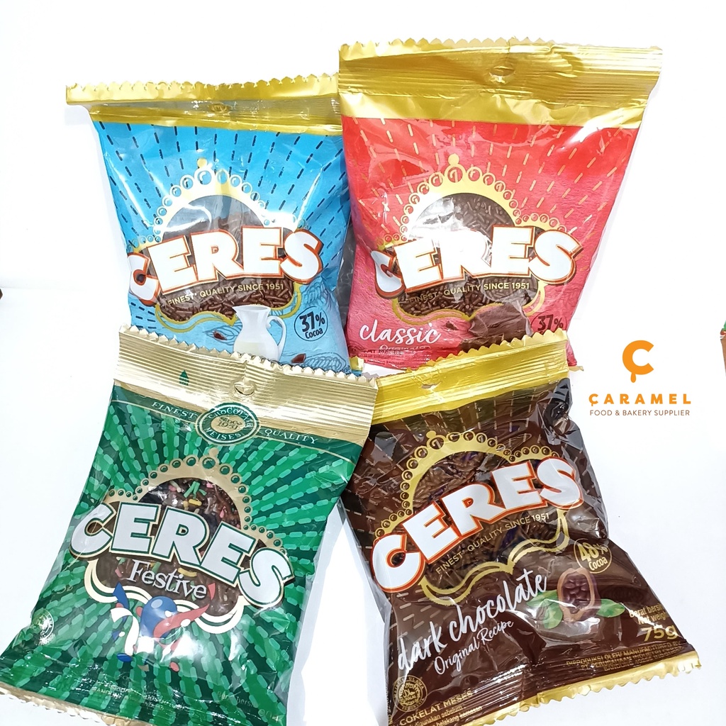 

Ceres Classic - Milk 80 gr - Festive Hagelslag 90 gram - 80 GR Meses - mesis - misis