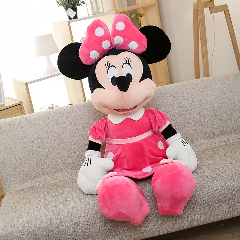 Boneka Mainan Plush Mickey Minnie Atau Mouse Untuk Hadiah Natal Ulang Tahun 1pcs/lot