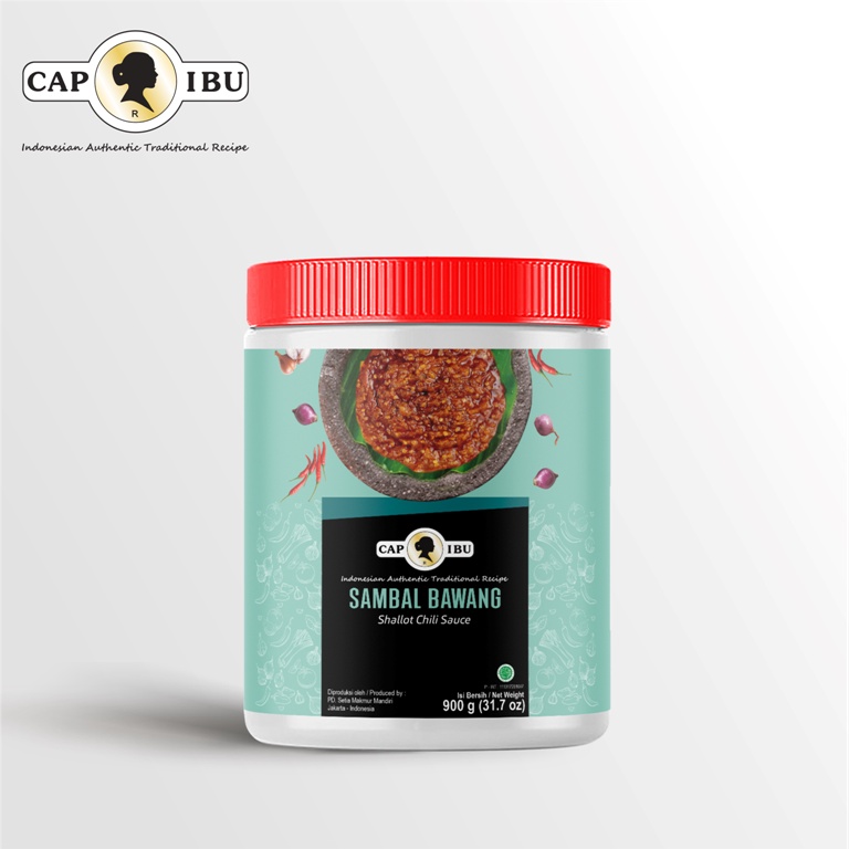 CAP IBU Sambal Bawang Kemasan Pot