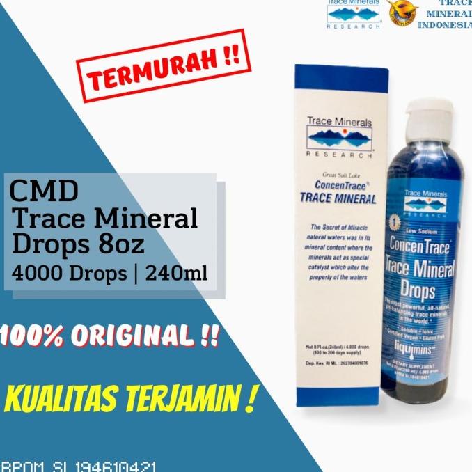 CMD (Concentrace Trace Mineral ) 4000 Drops / 240ml / 8oz Original