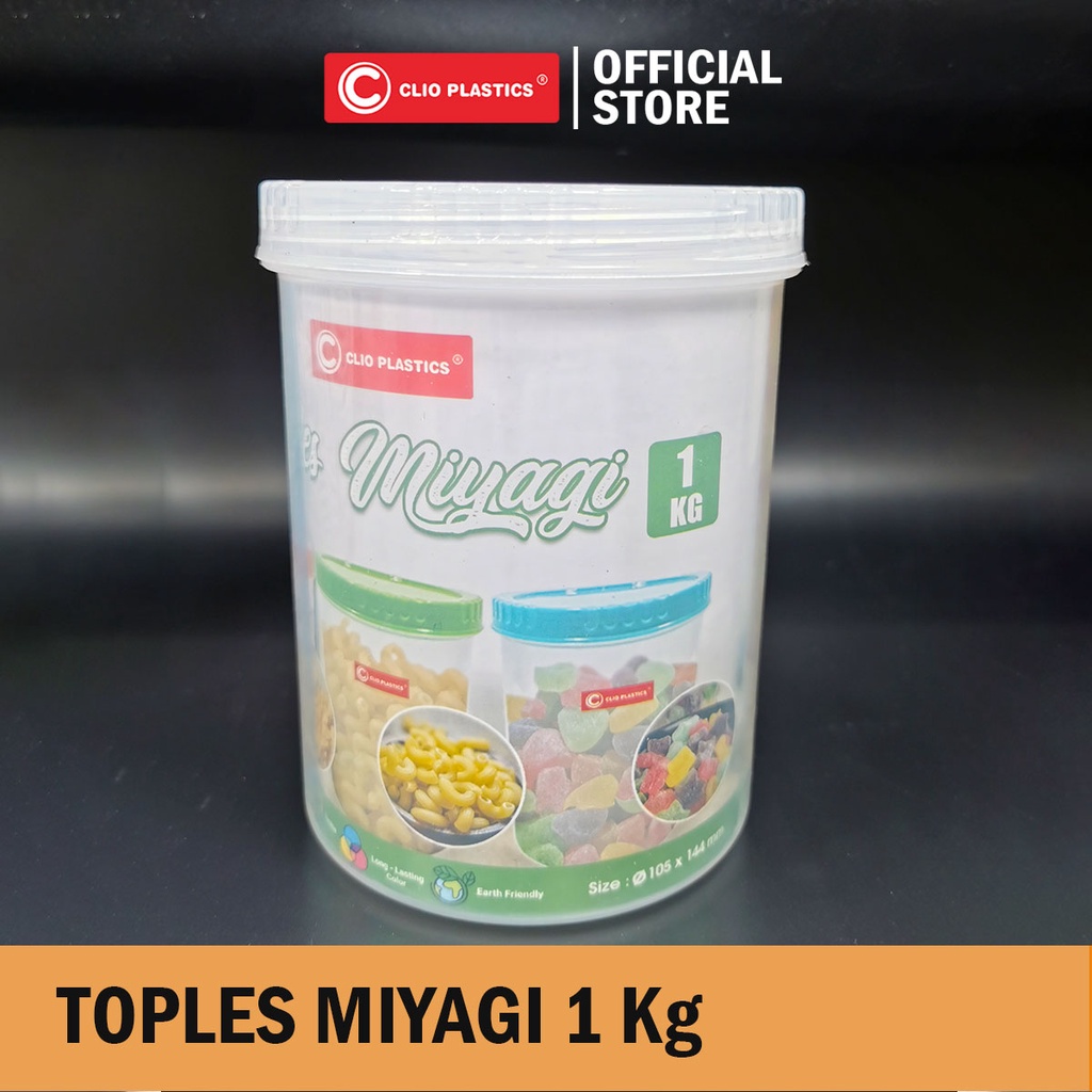 GROSIR Toples miyagi Kue Kering / 1 Lusin Toples Hari Raya / Toples Lebaran 1 Kg/ Toples Plastik BPA