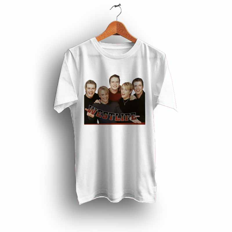 KAOS BAND WESTLIFE POSTER TSHIRT MUSIK BOYBAND