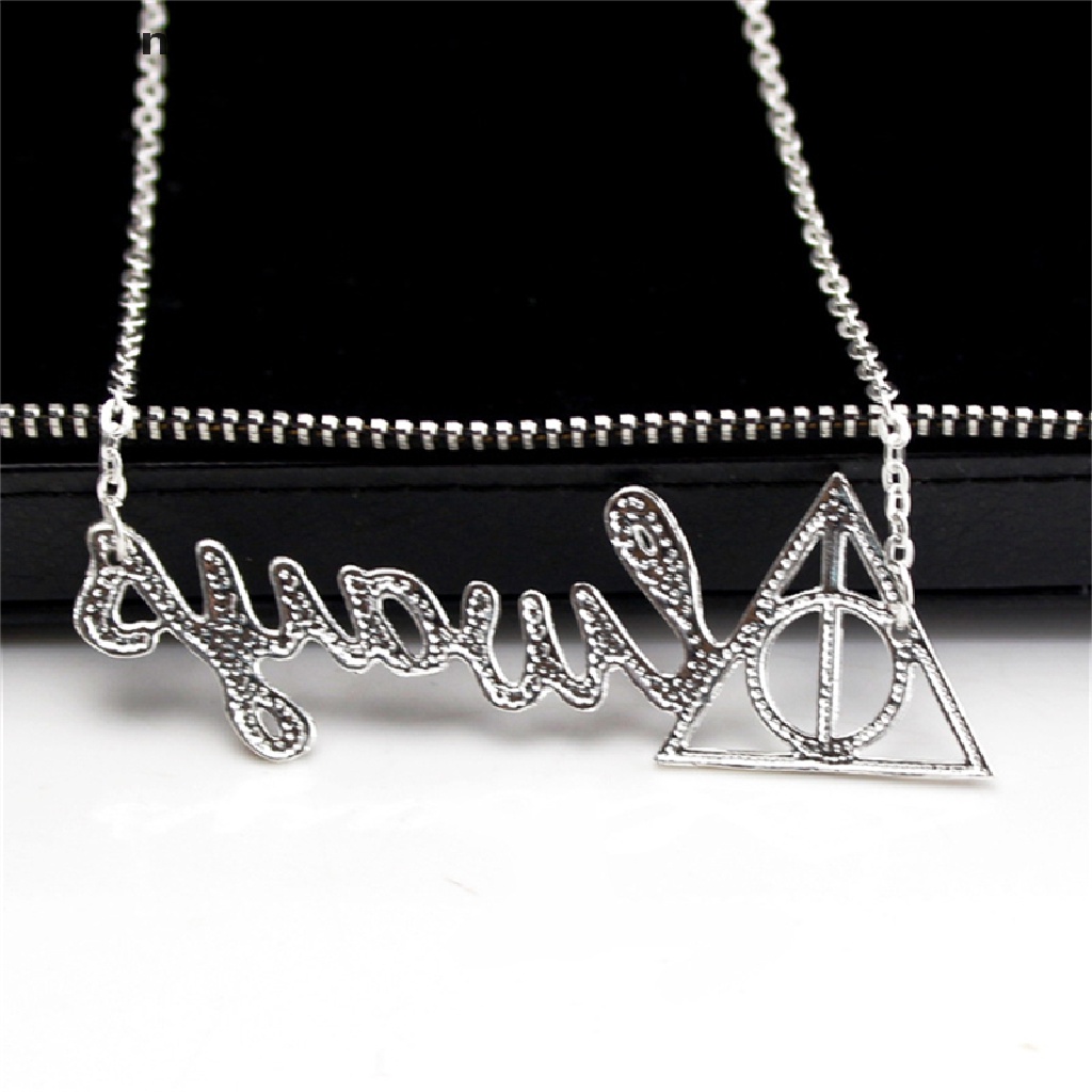 [AdornmentNo1] Kalung Rantai Liontin Harry Potter Death Hollow Always Untuk Perhiasan Pria Wanita [ID]