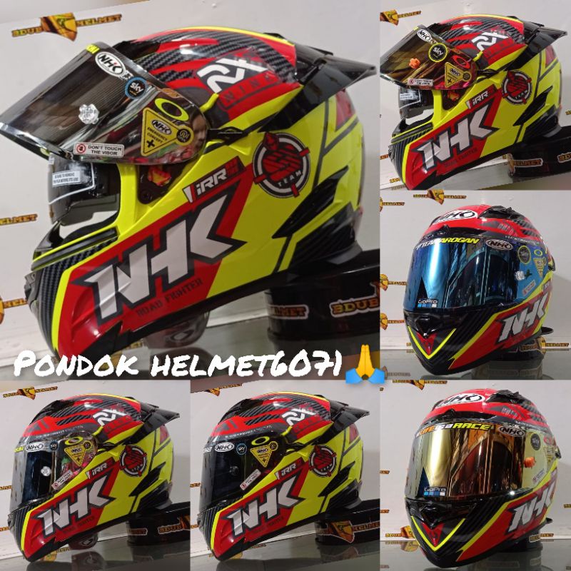 HELM NHK RX9 RACER YELLOW ORIGINAL HELM PAKET GANTENG