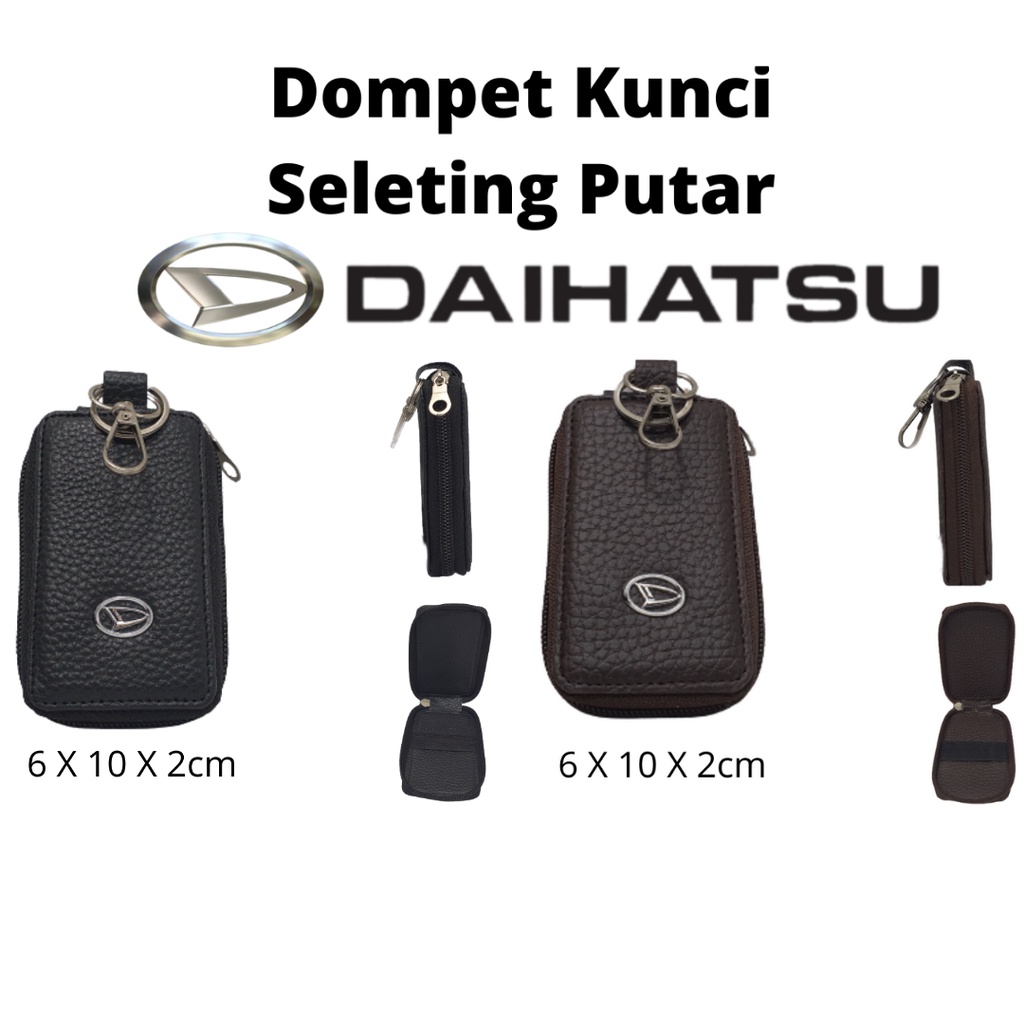 Dompet Gantungan Kunci Mobil dan Motor Bisa Muat STNK Model Seleting Bentuk Kotak dan Oval Terbaru