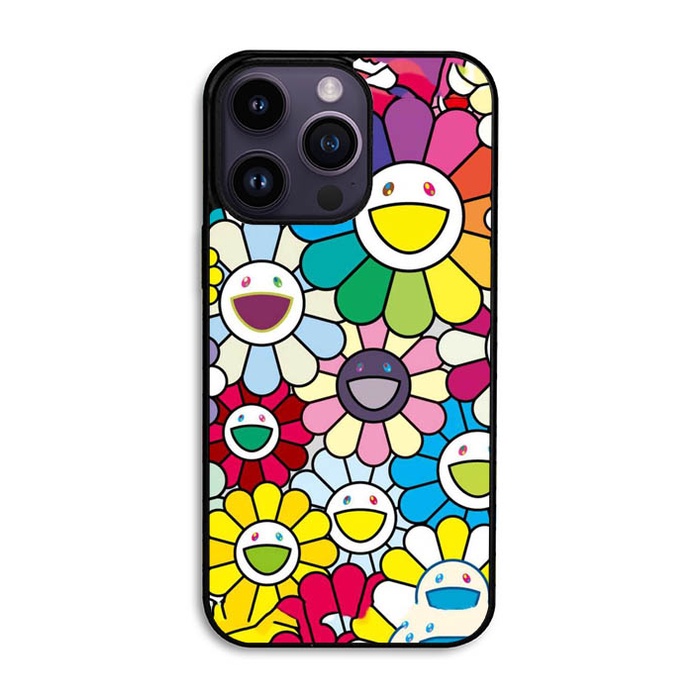 Hardcase Casing iPhone 13 14 Pro Max Mini Plus takashi murakami FLX0349 Case Custom