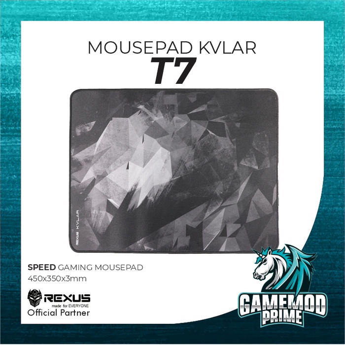 Mousepad Gaming Rexus Kvlar T7 Type Speed Edition L Mouse Pad T-7