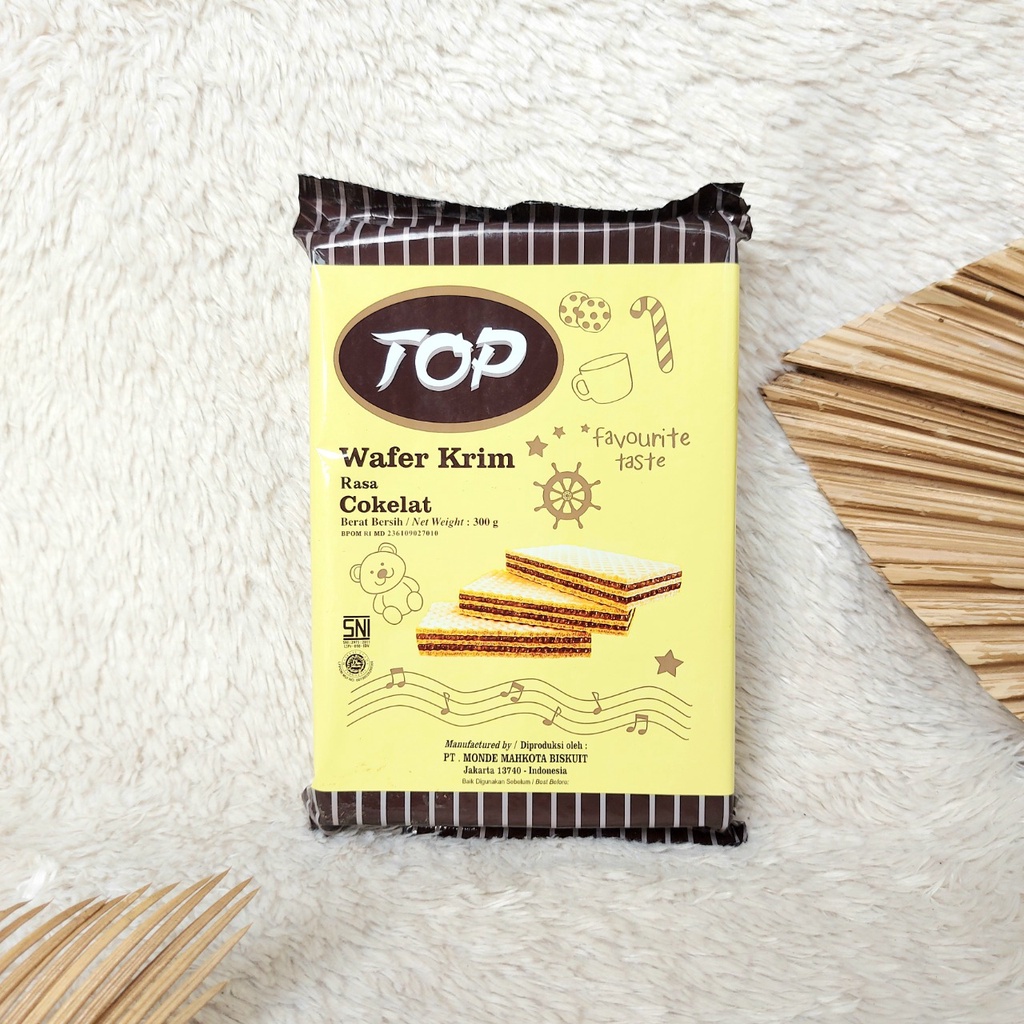 

Wafer Top Choco Special Caculs Snack Makanan Ringan 300 Gram